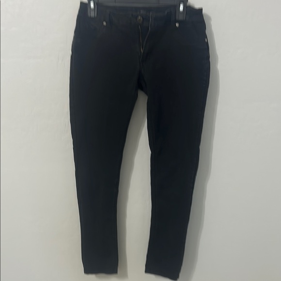 Black Low Waisted Skinny Jeans - Picture 1 of 3